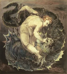 The Angel Michael Binding Satan («He Cast Him into the Bottomless Pit, and Shut Him Up»), c. 1805